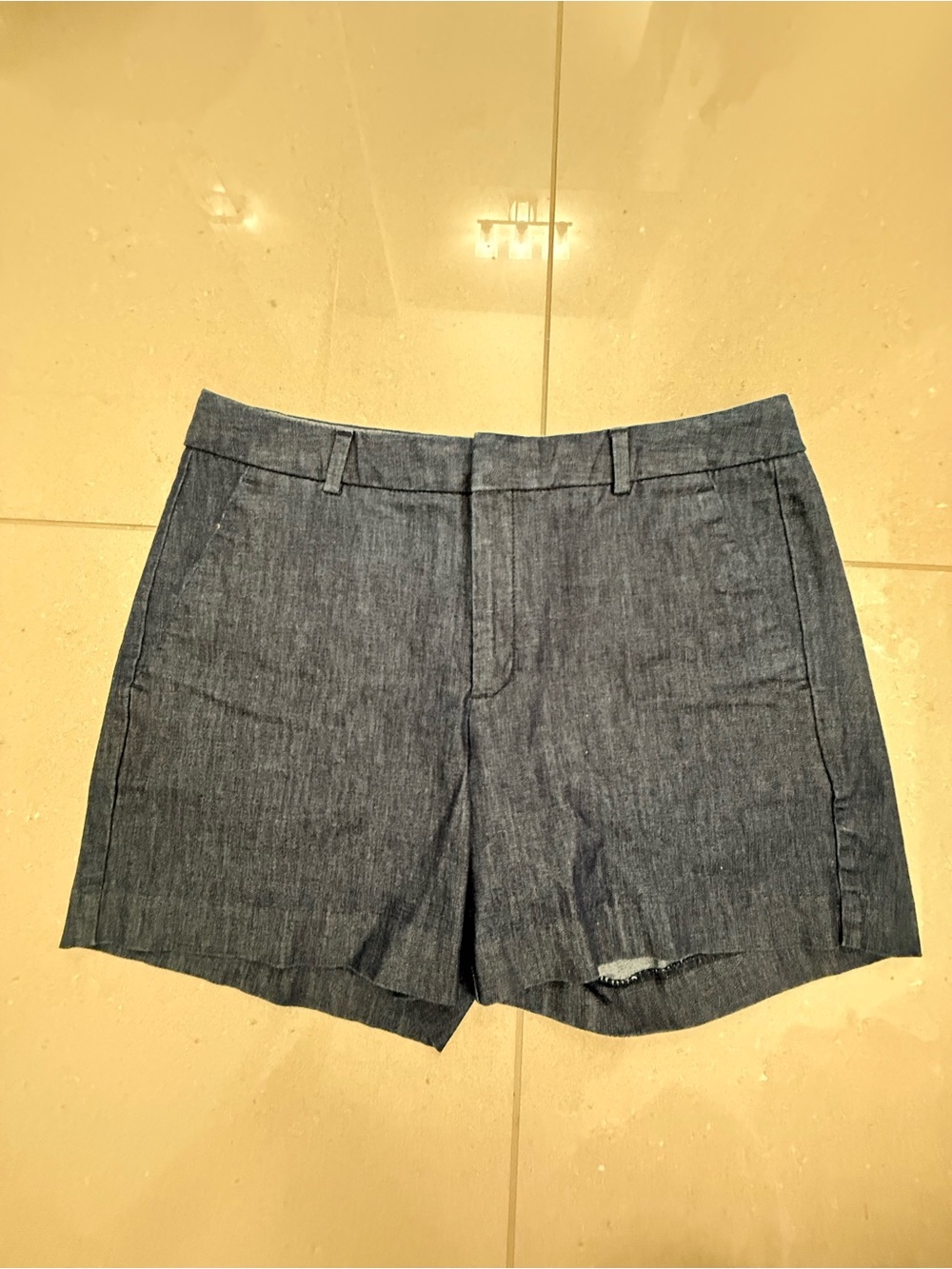 Banana Republic Denim-Look Women's Shorts - Dark Blue